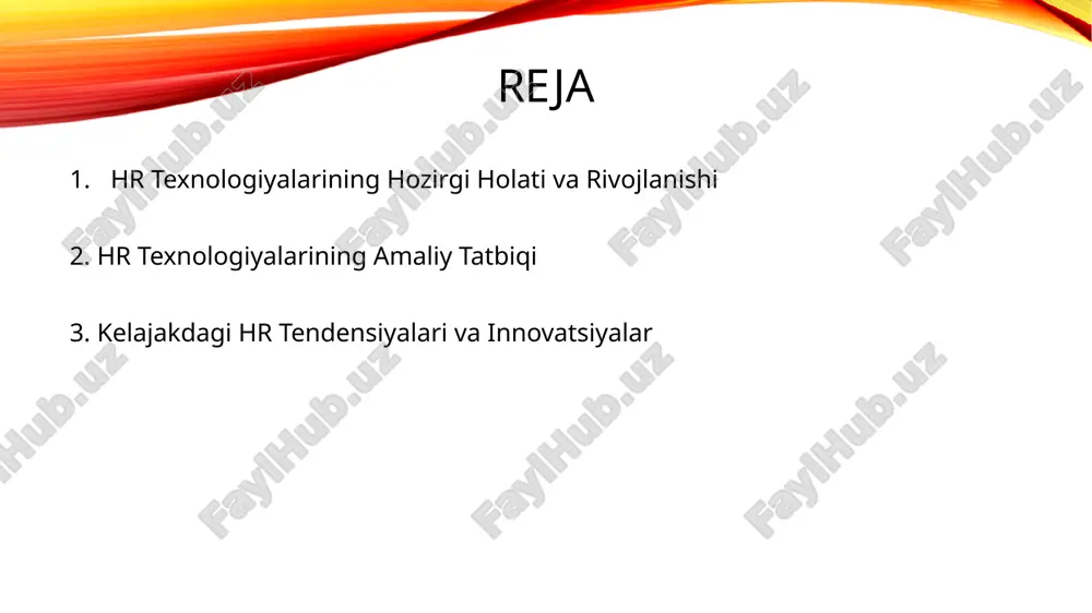 hr texnologiyalari employee experience (ex) – xodimning kompaniyada ishlash davomida oladigan umumiy tajribasi bo‘lib, u motivatsiya, ish unumdorligi va sadoqatga ta’sir qiladi. hr texnologiyalarining employee experience-ga ta’siri ai va analitika – xodimlarning ehtiyojlarini tushunish va ish sharoitlarini yaxshilash uchun ishlatiladi. bulutli hr tizimlari – masalan, workday, sap successfactors xodimlarning ish jarayonlarini soddalashtirishga yordam beradi. chatbotlar va avtomatlashtirish – hr xizmatlariga tezkor murojaat qilish va ma’lumot olish imkonini beradi. masofaviy ish vositalari – slack, microsoft teams kabi platformalar ish muhitini qulaylashtiradi. gamifikatsiya va onlayn o‘qitish – xodimlarning motivatsiyasini oshirish uchun interaktiv trening va mukofot tizimlari qo‘llaniladi. kadrlarni jalb qilish va texnologiyalar bugungi kunda xodimlarni jalb qilish platformalarining aksariyati tashkilotlarning o‘z ishchi kuchi bilan qanday bog‘lanishi, rivojlanishi va saqlab qolishini yaxshilash uchun sun’iy intellektdan foydalanmoqda. ushbu sun'iy intellektga asoslangan yechimlar an'anaviy hr jarayonlarini o'zgartiradi, xodimlarning kayfiyati haqida misli ko'rilmagan tushunchalarni taklif qiladi, ishga qabul qilish tartiblarini soddalashtiradi va o'rganish va rivojlanish tashabbuslarini …