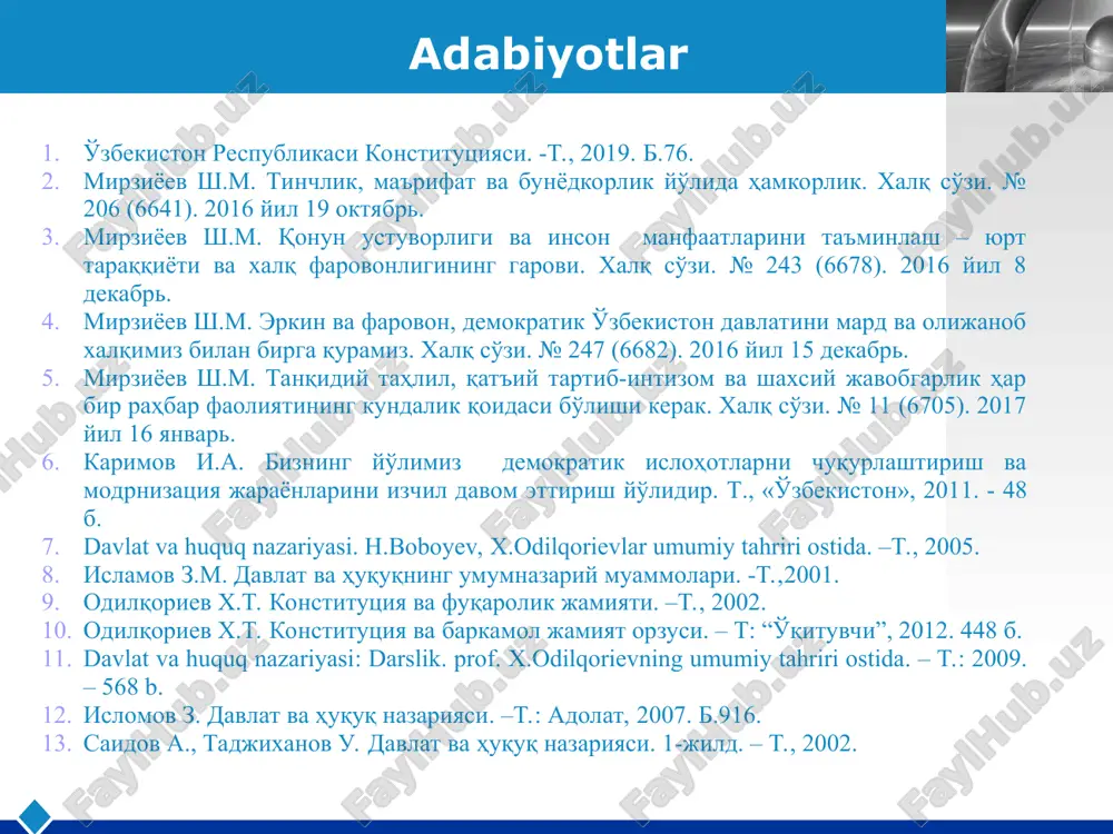 muayyan xududda amalga oshchiradi o‘rnatilgan qonuniy tartibda tashkil qilinadi o‘z vakolatiga ega iyerarxik tizimda faoliyat ko‘rsatadi majburlov aparatining mavjudligi umumiy maqsad va vazifalarga egaligi unknown-0.psd