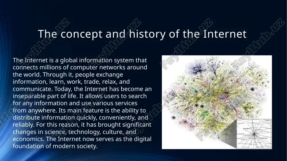 ly affect young minds. internet addiction limits social life, wastes time, and can cause psychological issues. moreover, cybercrime, fraud, and data theft are real threats. therefore, users must be cautious and rely on trustworthy sources. using the internet responsibly protects both individuals and society from harm. internet safety is a major concern today. every user should choose strong passwords, protect personal information, and avoid suspicious links. cyberattacks, viruses, and malware can damage computers and steal data. hence, using antivirus software and backing up files is essential. for young users, online safety is especially important since they are more vulnerable. parents should monitor their children’s online activities and teach them how to use the internet wisely. developing an internet culture is vital for modern life. users should manage their time properly and focus on useful websites. the internet should be used not only for entertainment but also for education and self-development. …