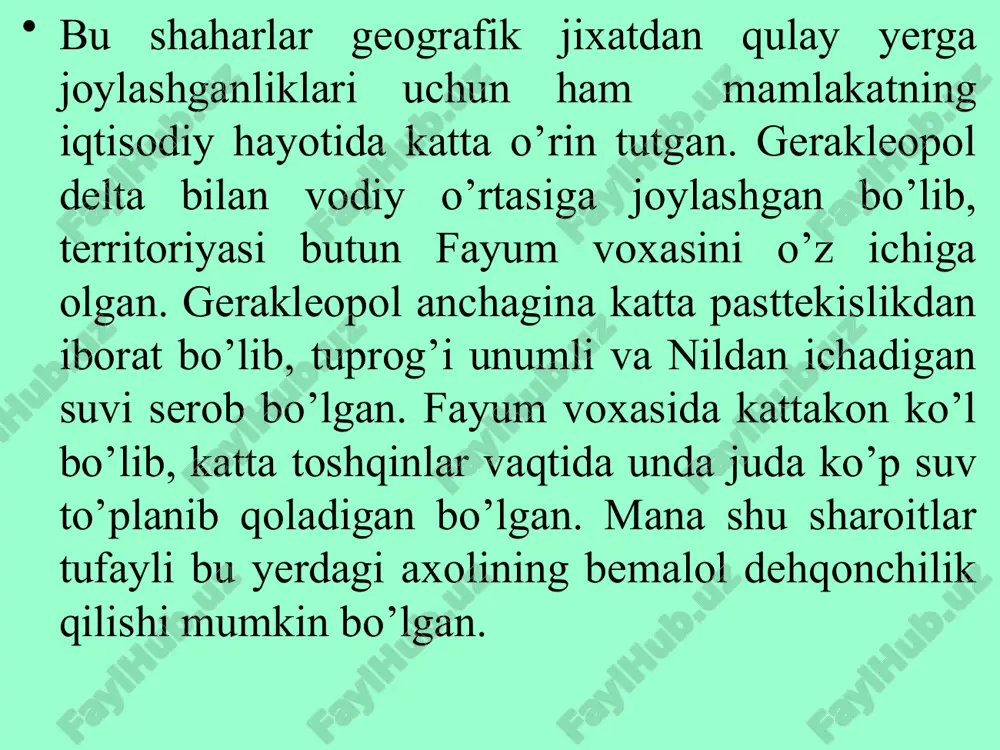 avnlari oltinga boy bo’lgan nubiyani bosib olishga ayniqsa katta e’tibor berganlar. amenemxet i (eramizdan avvalgi 2000—1980- yillar) nubiyaga harbiy yurish qilib, bu mamlakatning ba’zi viloyatlarini bosib olgan, bu to’g’rida u o’zining «nasixatnoma»sida g’urur bilan gapirgan. senusert i amenemxet i ning istilochilik siyosatini davom ettirgan va janubga bir necha marta harbiy yurish qilib vodi-xalfagacha borgan, bu to’g’rida harbiy boshliq mentuxotep tomonidan o’sha yerga qo’yilgan yodgorlik stela guvoxlik beradi. bu stelada podshoning “fiva egasi” xudo montu qarshisida turgani tasvirlangan. montu o’sha vaqda fiva fir’avnlarining istilochilik harakatlariga ilxom beruvchi va ximoya qiluvchi xisoblangan. podsho, albatta, o’zining harbiy xizmatlarini ancha bo’rttirib ko’rsatgani xolda, xudoga murojaat qilib, juda ham g’urur bilan bunday deydi: «men, ey ezgu xudo, nubiyadagi mamlakatlarning xammasini oyog’ingga yiqitdim». senusertning (taxminan eramizdan avvalgi 1980—1935 -yillarida) kush (nubiya) mamlakatiga qilgan muvaffaqiyatli yurishi yana bani-xasan nomarxi amenining tarjimai xolida ham ta’riflangan. bu amaldor shu narsani o’zining aloxida xizmati deb isobtlaydiki, «podsho to’rt begona mamlakatdagi …