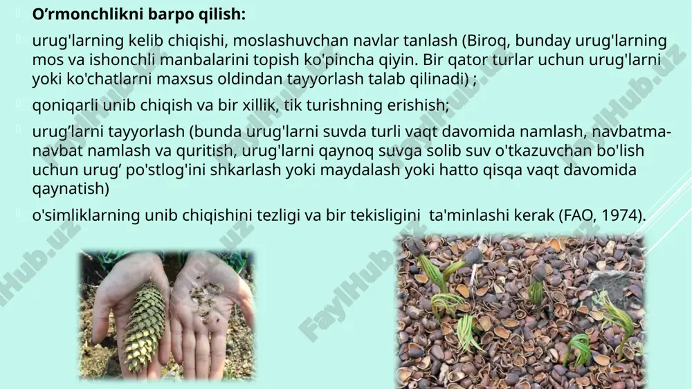 am texnik jihatga (co2 va issiqxona gazlari emissiyasi, ekinlarni mexanizatsiyalash, shakar miqdori va boshqalar) va ijtimoiy o'lchovga (qo‘lda kesish, kambag'al/yersiz ishchilar uchun omon qolish resurslari manbai) ega. zarar yong'inning intensivligiga bog'liq bo'lib, bu o'simlik turiga, iqlim sharoitiga va chastotasiga bog'liq. xarajatlar va yoqishning afzalliklari va mahalliy aholiga zararli ta'sirlarni kamaytirish usullarini aniqlash zaruratidir. o’simlik qoldiqlarni boshqarish o'simlik qoldiqlari yaxshi ishlov beriladigan tizimlarda ular: tuproqqa organik moddalar qo'shadi, bu urug‘ to'shamasining sifatini yaxshilaydi, suv infiltratsiyasini, tuproq ph bufer qobiliyatini oshiradi va ozuqa moddalariga kirishni osonlashtiradi; tuproqning biologik faolligi va o'simliklar tomonidan o'zlashtirilishi uchun zarur ozuqa moddalarini ta'minlaydi; yuzada yog'ingarchilikni ushlab turish va shu bilan infiltratsiya va tuproq namligini oshirish; tuproqni eroziyadan himoya qilish qoplamasini ta'minlaydi; bug'lanishni kamaytirish va tuproq yuzasini qurishdan saqlaydi. keyingi hosilning xususiyatiga qarab, qanday taqsimlash to'g'risida qarorlar qabul qilinadi. agar ular dala bo'ylab teng taqsimlangan bo'lsa yoki teng bo’lmasa qaraladi. qoldiqlarning teng taqsimlanishi: bir xil harorat va namlikni …