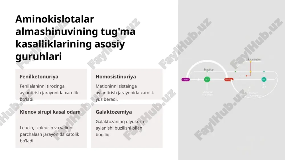 aminokislotalar almashinuvining tug'ma kasalliklari - Page 3