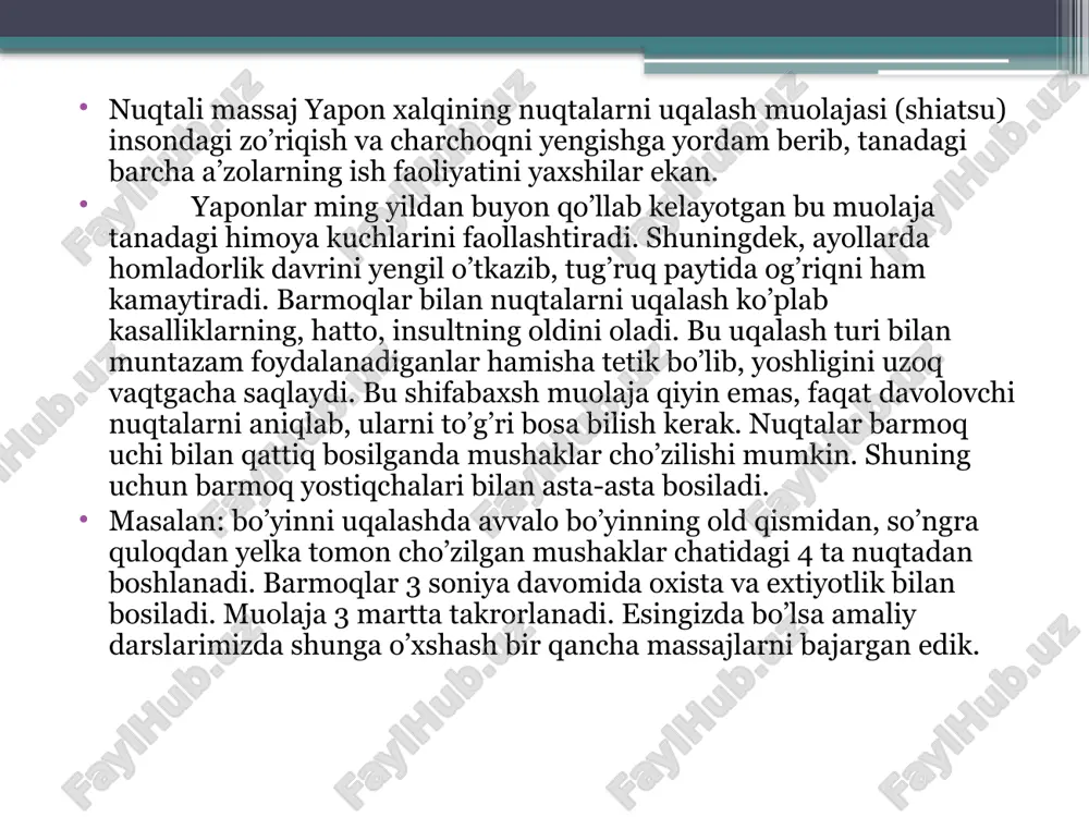 davolovchi mashqlarni amalga oshirish - Page 3