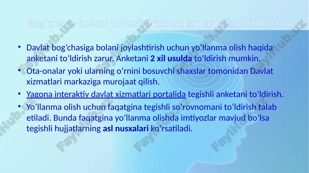 maktabgacha ta'lim tashkiloti qabul qilish - Page 3