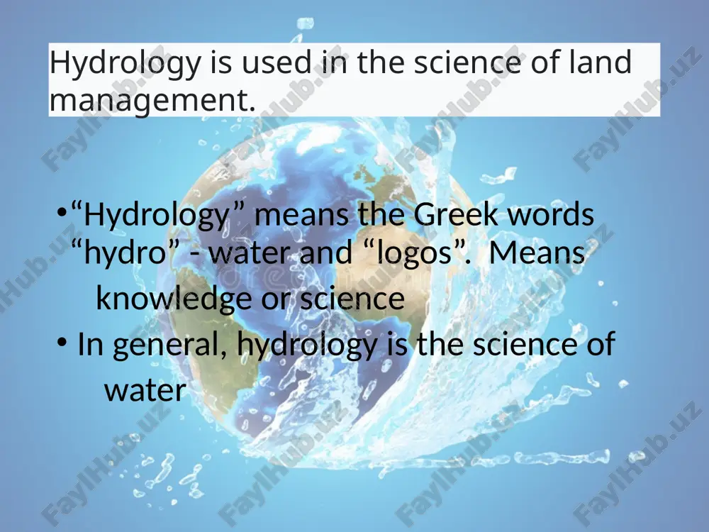 hydrology as a science - Page 3