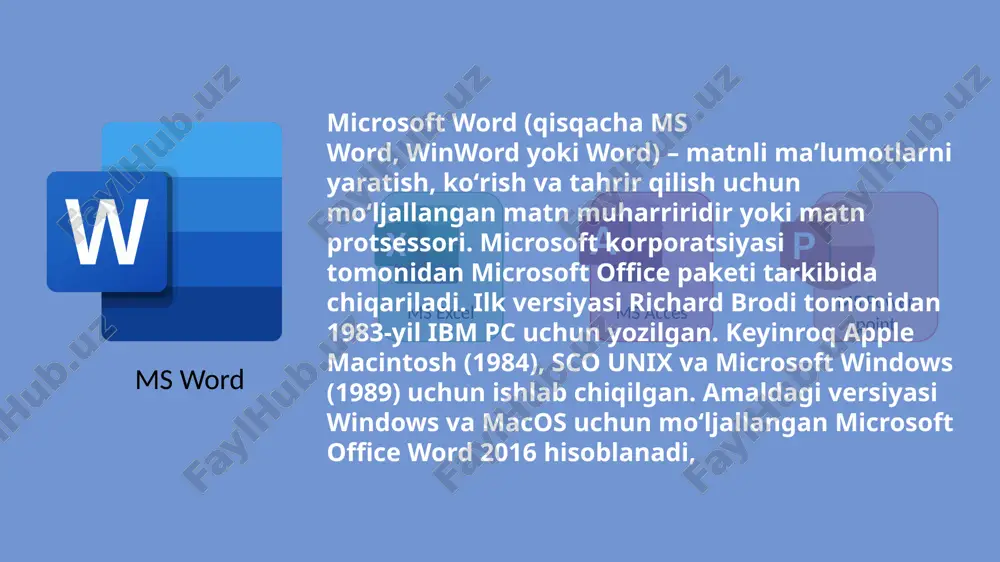 mikrosoft office dasturlari - Page 3