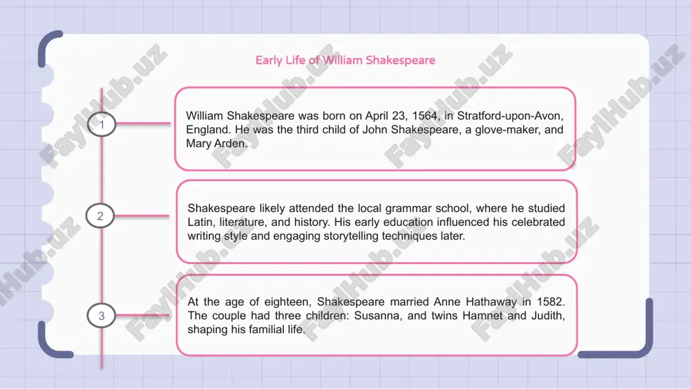 william shakespeare's life and works - Page 3