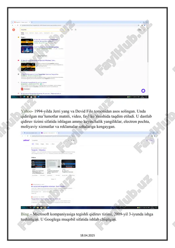 qidiruv tizimlaridan foydalanib e-mail pochta yaratish - Page 3