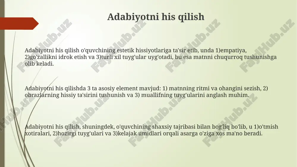 adabiyotni his qilish - Page 3