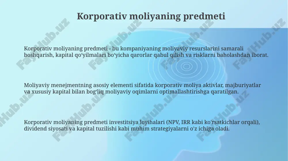 korporativ moliya sifati - Page 3