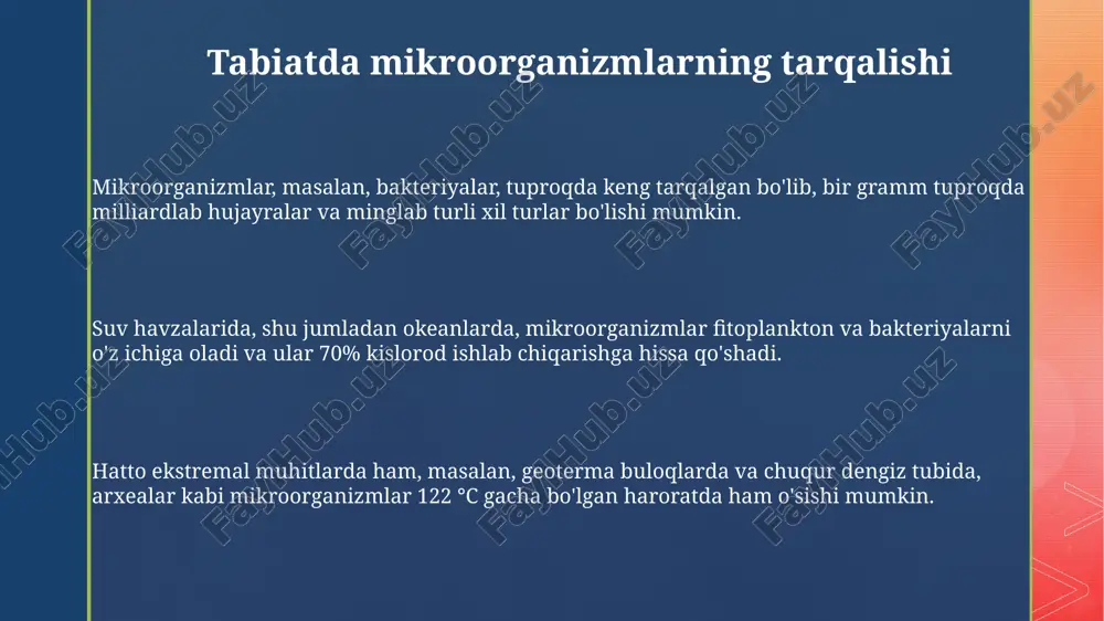 mikroorganizmlarning tabiatda tarqalishi - Page 3