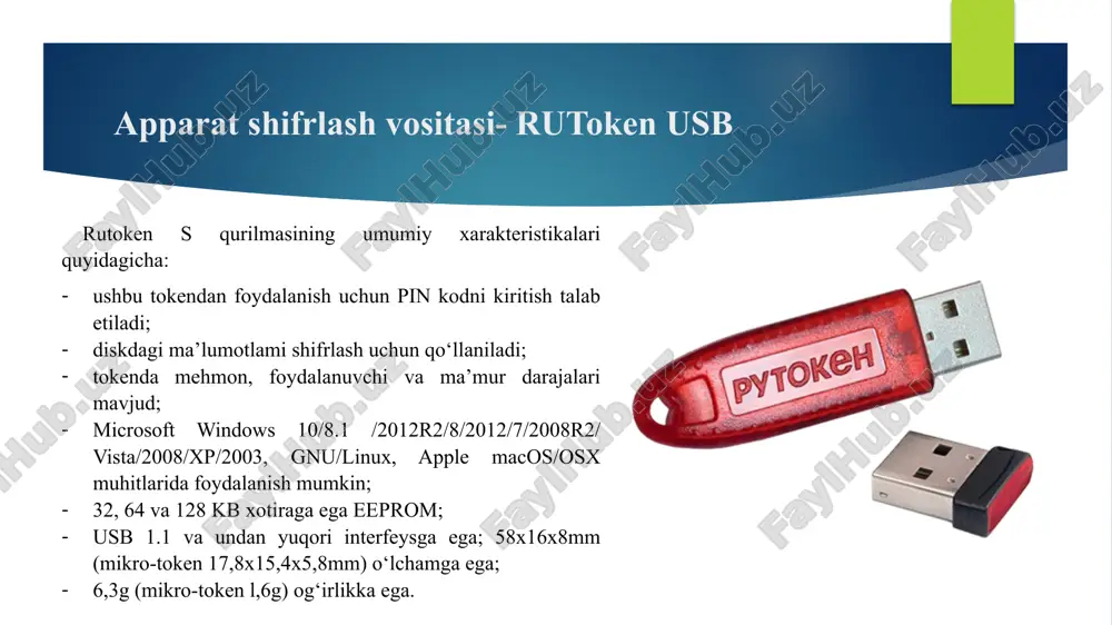 itasi c, c++, assembly dasturlash tillaridan foydalanib yozilgan; windows, macos va linux otlarida foydalanish mumkin; 3.30 mb hajmga ega; ushbu dasturiy vositada aes, serpent va twofish blokli shifrlash algoritmlaridan foydalaniladi. faylni shifrlash (filesystem-level encryption yoki file-based encryption (fbe) yoki file/folder encryption) deb nomlanuvchi shifrlash usuli diskni shifrlashning bir ko‘rinishi bo‘lib, fayl tizimi orqali fayllar yoki kataloglar shifrlanadi. fbe shifrlash o‘z ichiga quyidagilarni oladi: asosiy fayl tizimining ustida joylashgan kriptografik fayl tizimidan foydalanish (masalan, zfs, encfs); shifrlashni amalga oshiruvchi yagona umumiy maqsadli fayl tizimi. fayl/ katalogni shifrlash usuli afzalliklari faylga asoslangan holda kalitlarni boshqarish, ya’ni, har bir fayl uchun turli kalitlardan foydalanish shifrlangan fayllarni alohida boshqarish butun shifrlangan diskni boshqarishdan ko‘ra osonroq foydalanishni boshqarish ochiq kalitli kriptografik tizimlar yordamida amalga oshirilishi mumkin faqat kriptografik kalitlar xotirada saqlanib, shifrlangan fayllar ochiq holatda saqlanadi diskni to‘liq shifrlash usuli alohida fayl/katalogni shifrlash usuliga qaraganda afzalliklari deyarli barcha narsa, almashtirish maydoni (swap space) va vaqtinchalik …