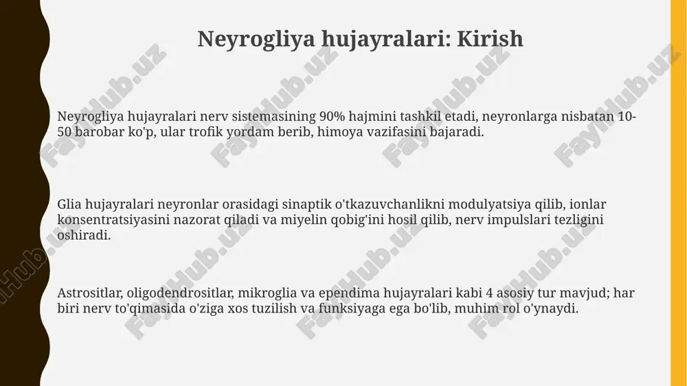 neyrogliya hujayralarining xillari va funksiyalari - Page 3