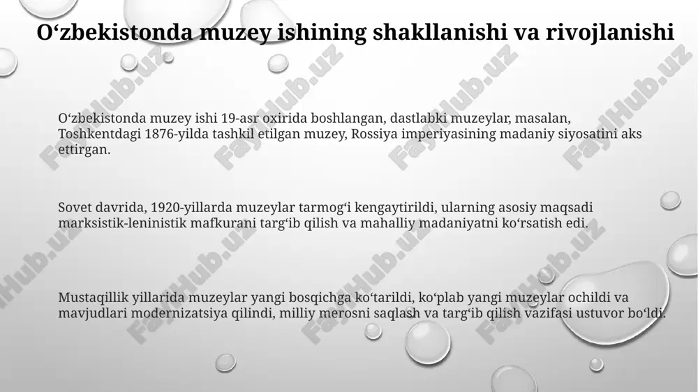 o‘zbekistonda muzeyishitarixi - Page 3