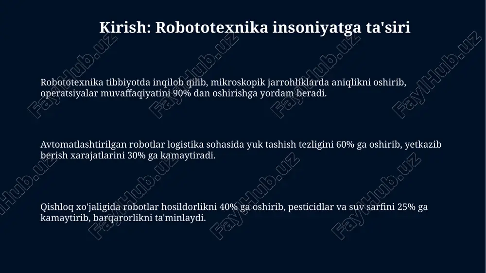 robototexnika inson hayotini qanday o'zgartirmoqda - Page 3