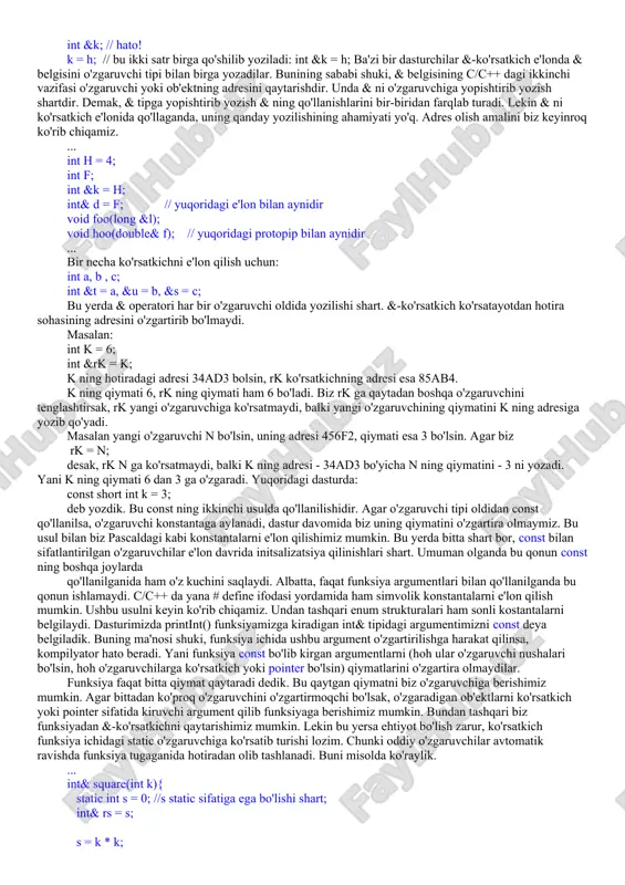 funksiyaning konstanta hadlari va konstanta obyektlar - Page 3