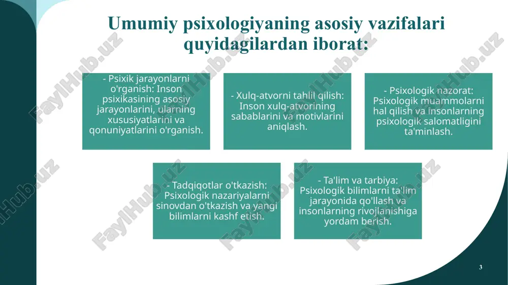 umumiy psixologiya fanining taraqqiyot bosqichlari - Page 3