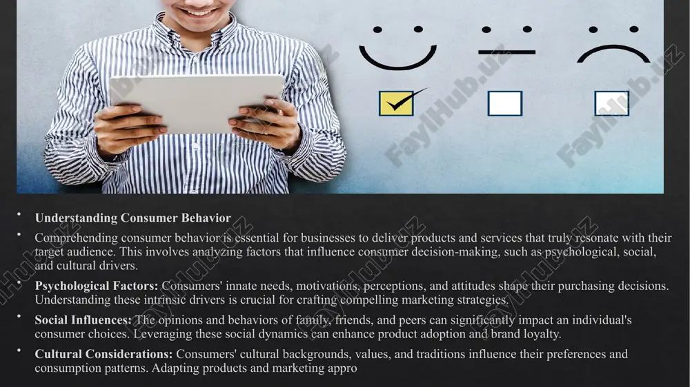 tion of their products or services. this can be done through various quantitative and qualitative methods, including surveys, focus groups, usability testing, and market research. by gathering data on factors like customer satisfaction, brand loyalty, and purchase intent, companies can identify areas for improvement and make informed decisions to enhance the consumer experience. one key metric for measuring consumer acceptance is the net promoter score (nps), which gauges how likely customers are to recommend a product or service to others. another important measure is the customer satisfaction score (csat), which assesses overall satisfaction levels. these metrics, combined with in-depth customer feedback and data analysis, provide a comprehensive understandin strategies for improving consumer acceptance 1) understand your audience conduct thorough market research to deeply understand your target consumers' needs, preferences, and pain points. this insight will help you develop products and marketing strategies that truly resonate. 2) emphasize benefits clearly communicate …