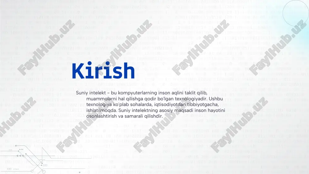 lilida suniy intelektning roli kuchaymoqda. u tarixiy ma'lumotlarni o'rganib, kelajakda yuz berishi mumkin bo'lgan o'zgarishlarni bashorat qiladi. suniy intelekt mijozlarga xususiylashtirilgan xizmatlarni taqdim etadi. bu, mijozlarning talablarini yaxshiroq tushunish va xizmatlarni shaxsiylashtirish imkonini beradi. savdo strategiyalarini yaratishda suniy intelekt yordam beradi. u potensial mijozlarni aniqlab, marketing kampaniyalarini optimallashtirishga ishonch hosil qiladi. suniy intelekt va ta'lim suniy intelekt ta'lim jarayonini yanada samarali qiladi. o'quvchilarga individual yondashuvni ta'minlab, darslarni qiziqarli va interaktiv qilishda yordam beradi. bu texnologiya o'qituvchilarga ham vaqtni tejalash va o'z bilimlarini takomillashtirish imkonini beradi. suniy intelektning ijtimoiy ta'siri suniy intelekt inson hayotiga juda katta ijtimoiy ta'sir ko'rsatmoqda. u ish joylarida samaradorlikni oshiradi, ish jarayonlarini avtomatlashtiradi va kundalik hayotda qulayliklar yaratadi. biroq, bu texnologiya kutilmagan ijtimoiy muammolarni ham yuzaga keltirishi mumkin. xulosa suniy intelekt, ma'lumotlarni tahlil qilib, insonlarga turli vazifalarda yordam beradigan texnologiyadir. u biznes jarayonlarini avtomatlashtirish, axborotni qayta ishlash va yangi yechimlar taklif qilishda keng qo'llaniladi. uning rivojlanishi kelajakda …