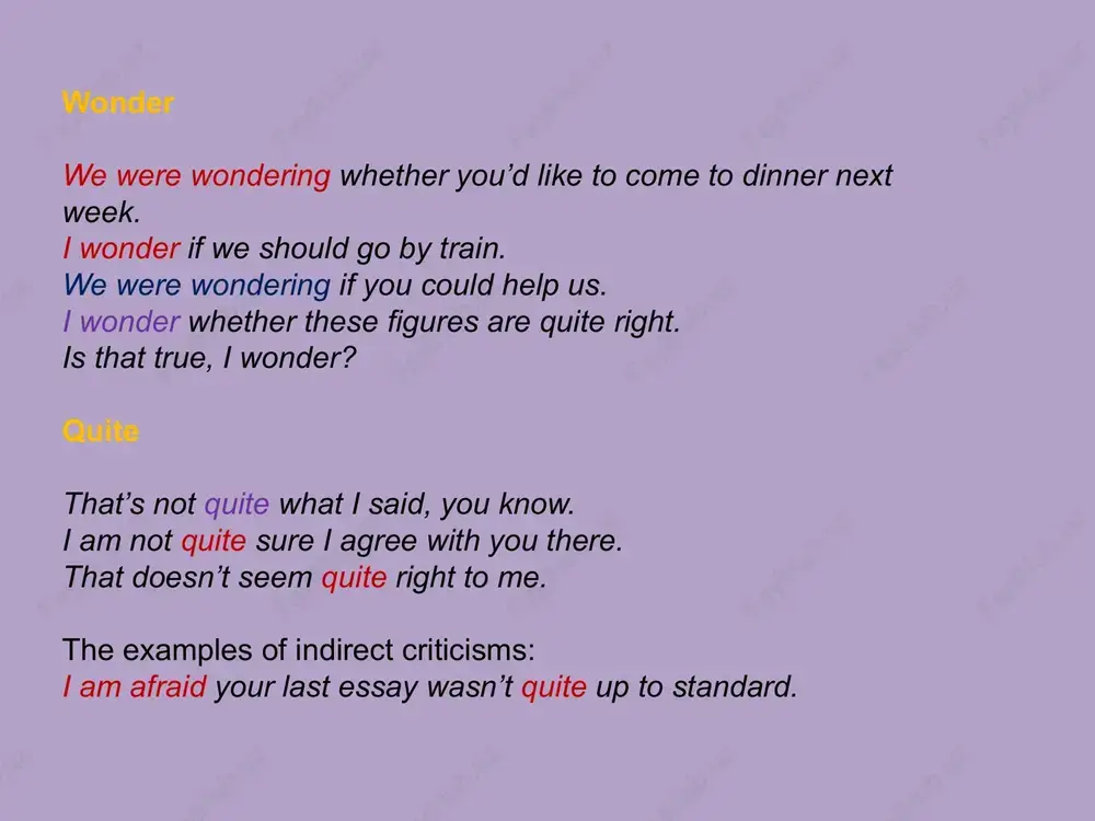 ng image27.png image28.png image29.png image30.png image31.png image32.png howto_071023_saying_sorry.mp3 howto_071023_saying_sorry 239.08566 how to... bbc learning english how to … saying sorry how to … © bbc learning english 2007 say sorry page 1 of 4 bbclearningenglish.com amber: hello, i’m amber and this is how to … the series from bbc learning english dot com that gives you useful language to do things in english. in this programme, we look at different ways of saying sorry in everyday situations. first, let’s recap the simplest way to tell someone that you’re sorry for doing something wrong. it’s just a one-word exclamation: sorry! amber: now imagine you’re playing music very loudly in your room and your flatmate is trying to revise for his exams, he shouts: turn it down! i’ve got an exam in the morning! amber: you should shout back: sorry! amber: and turn your music down! listen again. turn it down! i’ve …