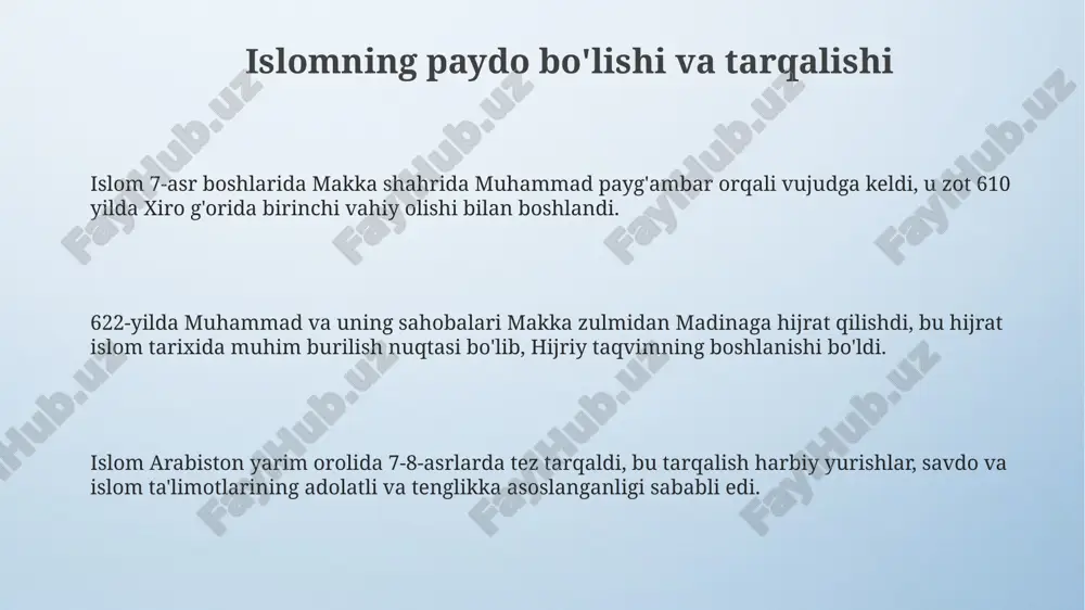 islom dini tarixi - Page 3