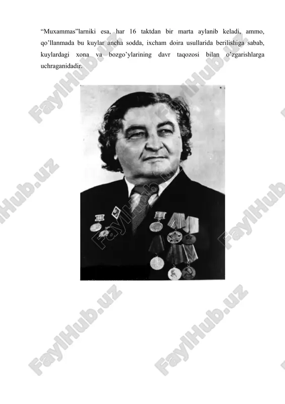 ’uchilar ansambli fanidan saboq beruvchi rahbarning eng dolzarb, birlamchi vazifasi – ta’lim va tarbiyani jamoaviy ijrochilik xususiyatlariga xos holda moslashtirib borishdir. o’z o’rnida rahbar har tomonlama bilimli, ijrochilik masalasida ilmli va muayyan tajribaga ega bo’lishi maqsadga muvofiqdir. odatda, o’quv jarayonida ansambl tarkibi vaziyat taqozosi bilan tuziladi. ustiga-ustak, ansambl ishtirokchilarining bilim mavqeyi ham turlicha bo’lishi muqarrar. shu bois, ansambl rahbari o’z ish faoliyatini muayyan tarkib asosida tuzishi va olib borishi taqozo etiladi. o’z imkon darajasidan kelib chiqqan holda o’zlashtirishning turli uslublariga tayaniladi. o’quv jarayoniga mos hamda talabalarning ijro saviyasini inobatga olgan holda quyidagicha uslub asosida ish yuritish maqsadga muvofiq bo’ladi. unga ko’ra avvalo ansambl qatnashchilarining ma’lum guruhlarga bo’lish va ularni jo’rnavozlik ijro amallariga o’rgatish lozim. guruhlar bilan ishlash jarayonida asarni mukammal o’zlashtirgandan so’ng, jamoa bo’lib ansambl sifatida birlashish yaxshi natijalarni olib keladi. tarbiya jarayonining yana bir muhim tomoni shundaki, talabalar imkoniyatiga mos, hamda ruhiyatiga xos ijro dasturini tanlashdir. so’ngra, tanlagan asarni …