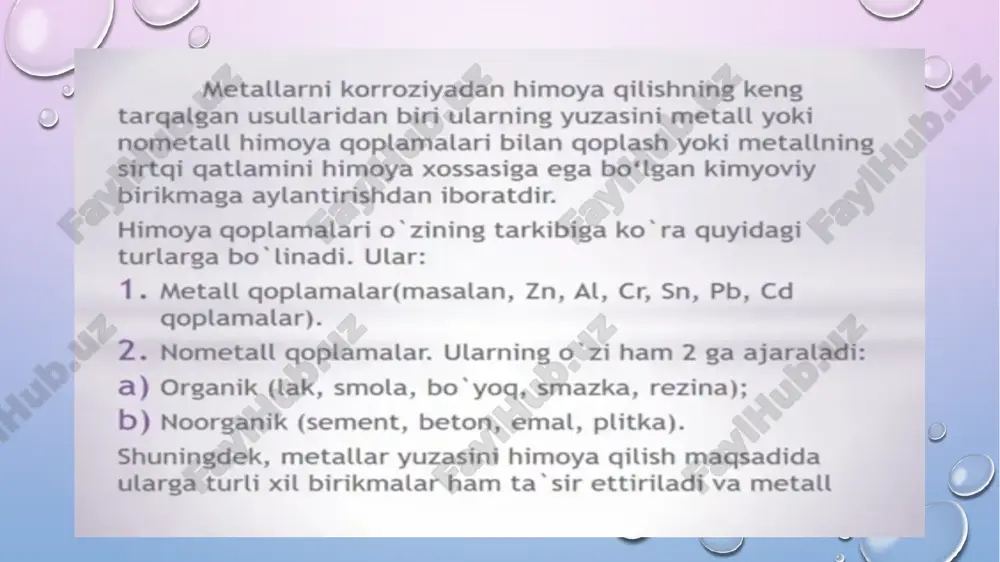 metallarni korroziyadan himoya qilish - Page 3