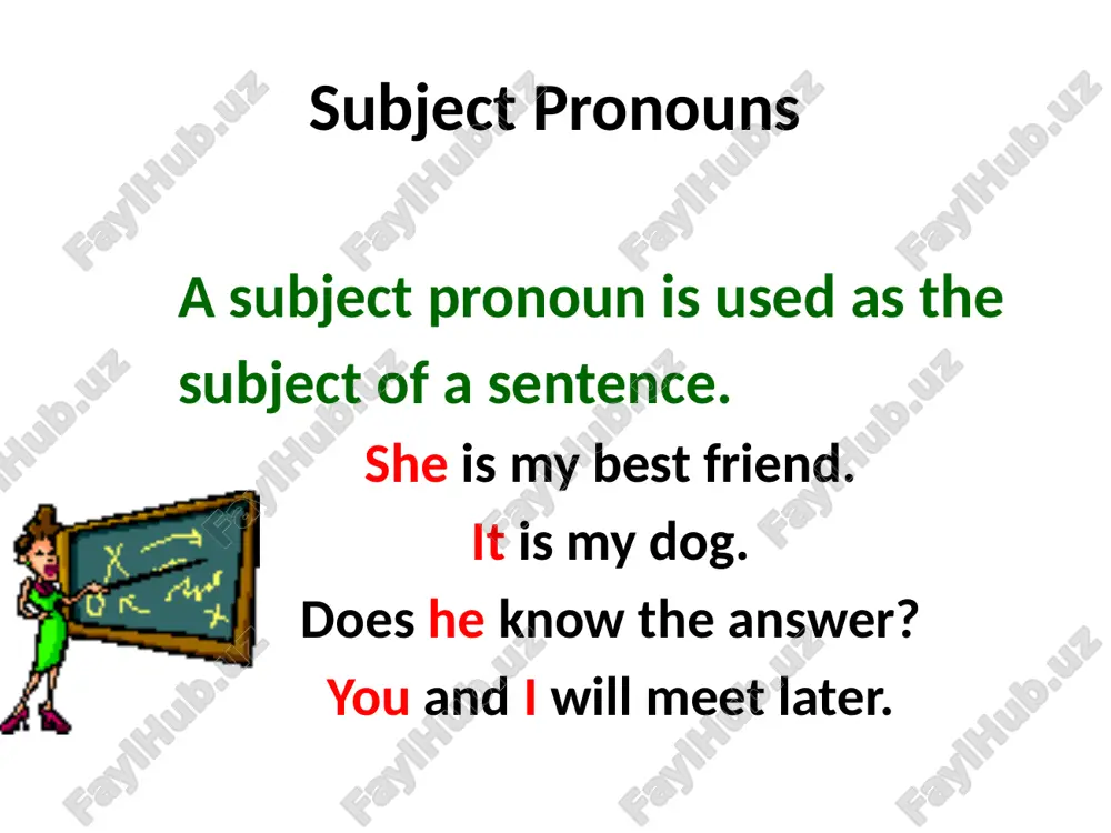 personal pronouns - Page 3