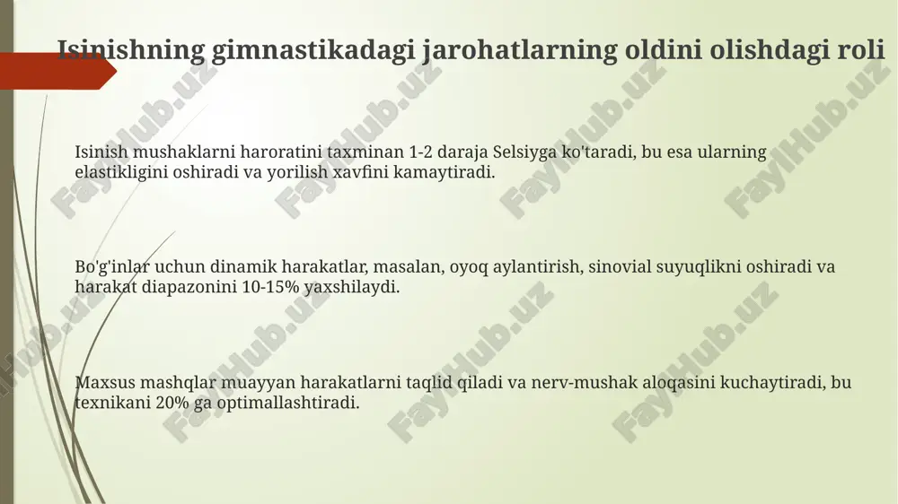 gimnastikadagi jarohatlarning oldini olish - Page 3