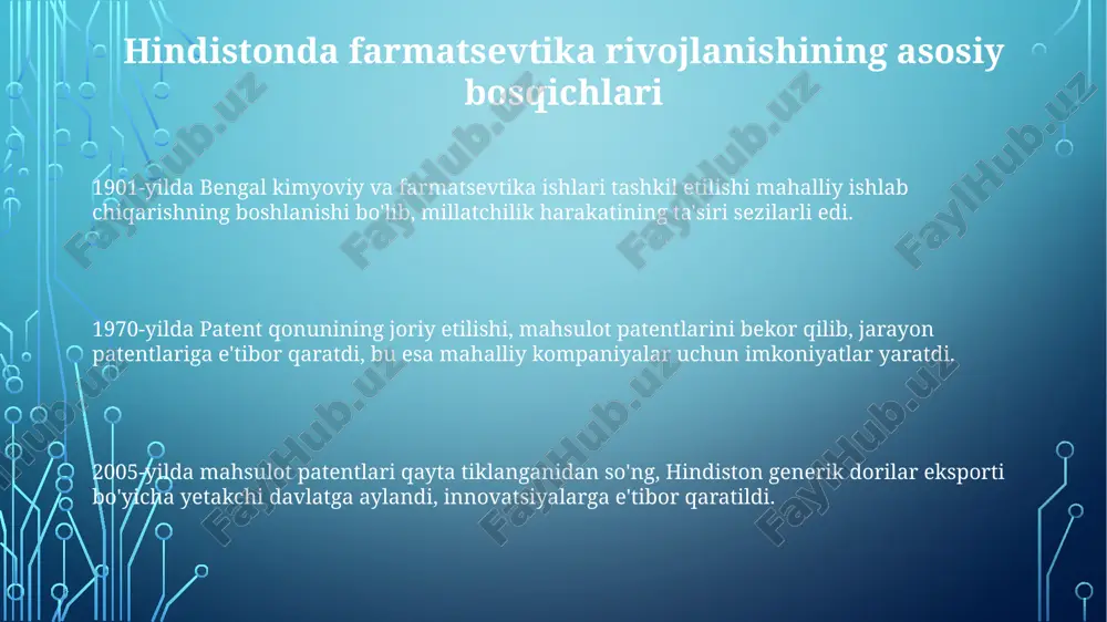 hindistonda farmasevtika rivojlanishi - Page 3