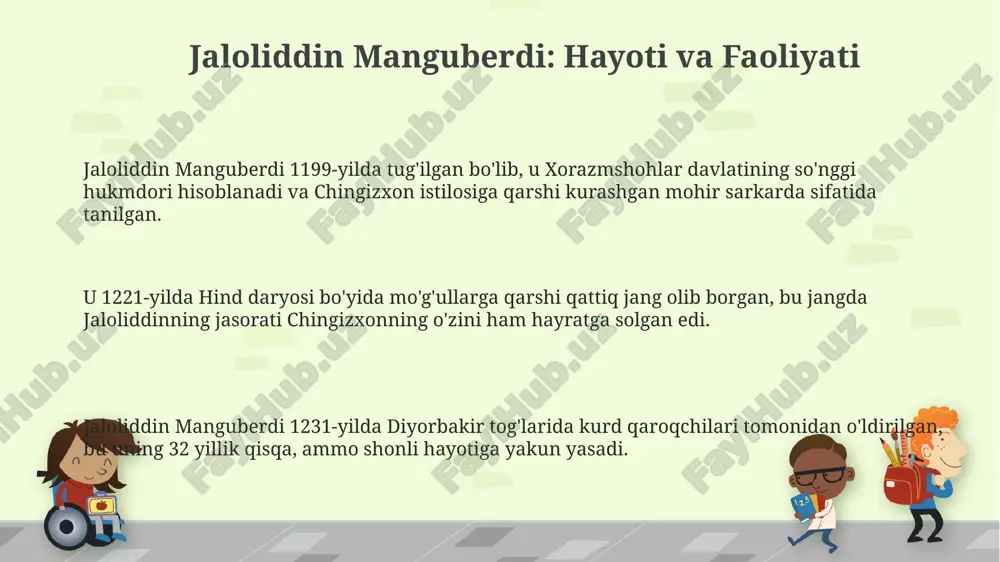 jaloliddin manguberdi: hayoti va faoliyati - Page 3