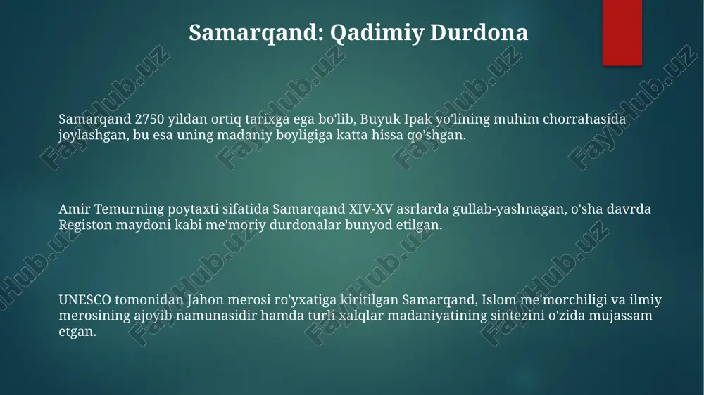 samarqand: qadimiy durdona - Page 3