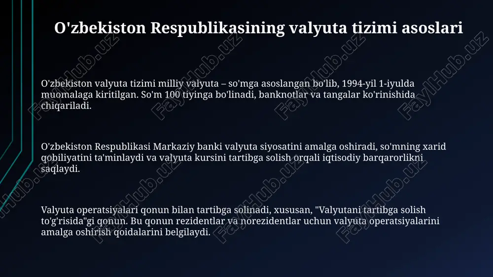 o'zbekiston respublikasi valyuta tizimi - Page 3