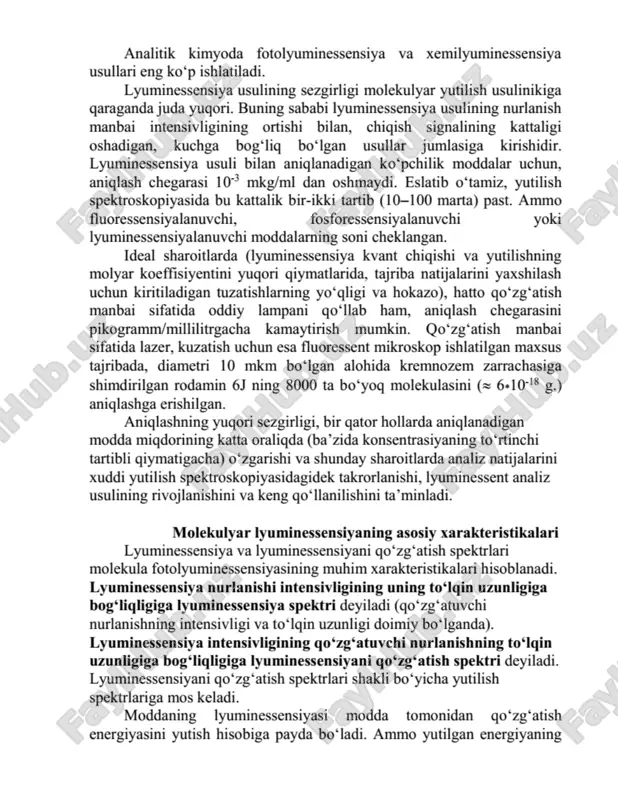 molekulyar lyuminessensiya. - Page 3