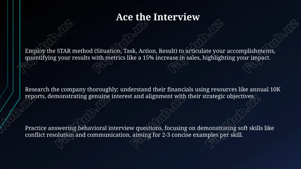 ace the interview: preparation is key - Page 3