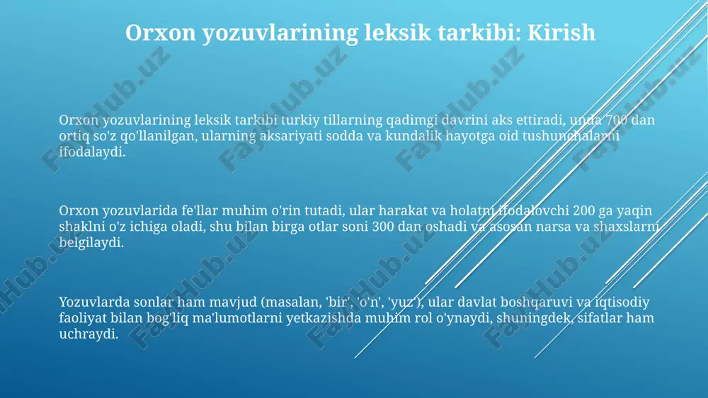 orxon yozuvlarida sof turkiy so'zlarni aniqlash - Page 3