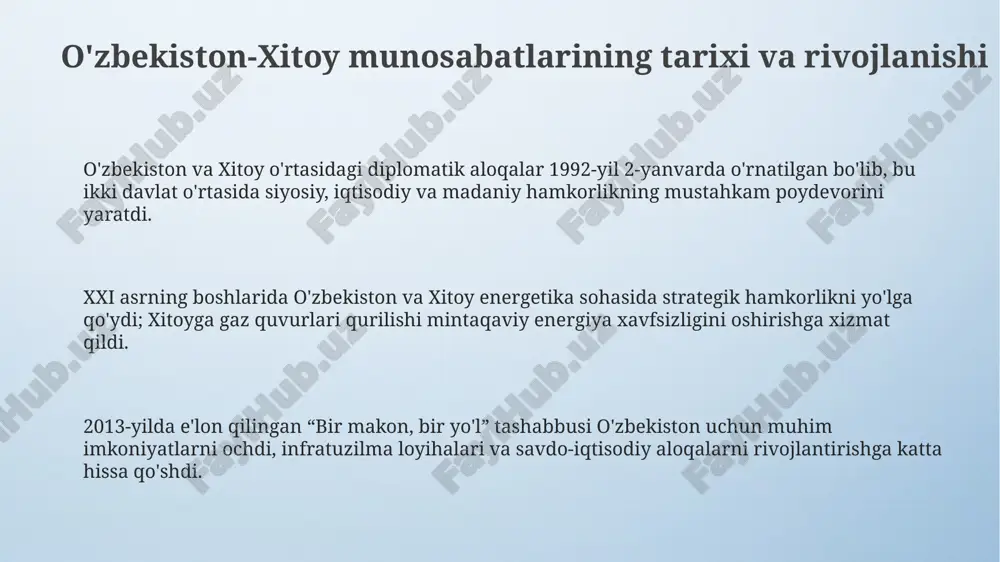 o'zbekiston va xitoy aloqalari - Page 3