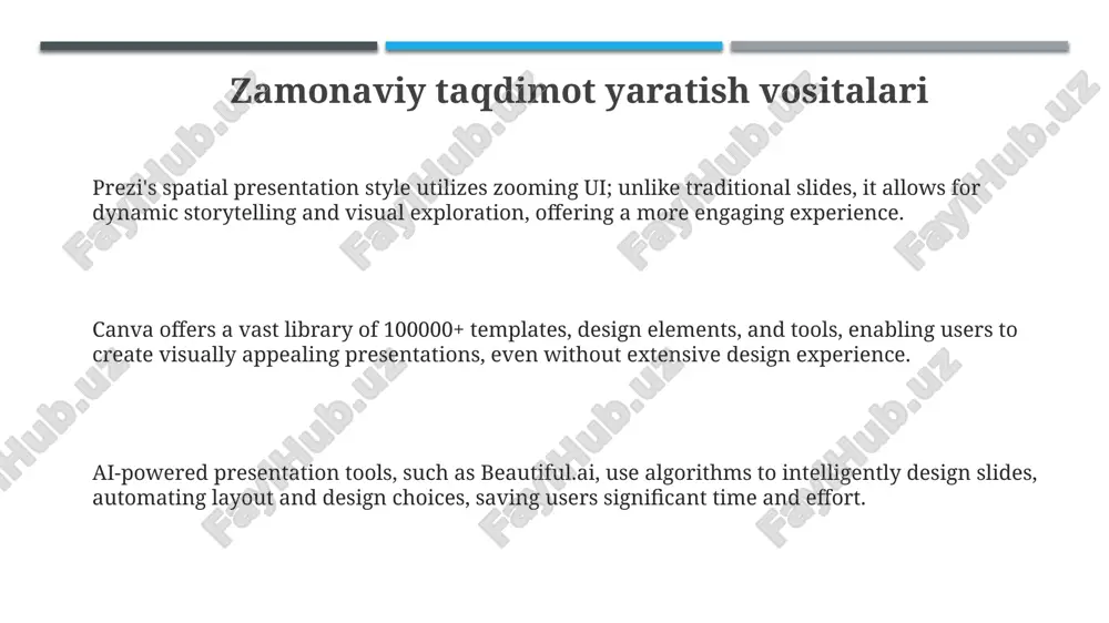 zamonaviy taqdimot yaratish vositalari - Page 3