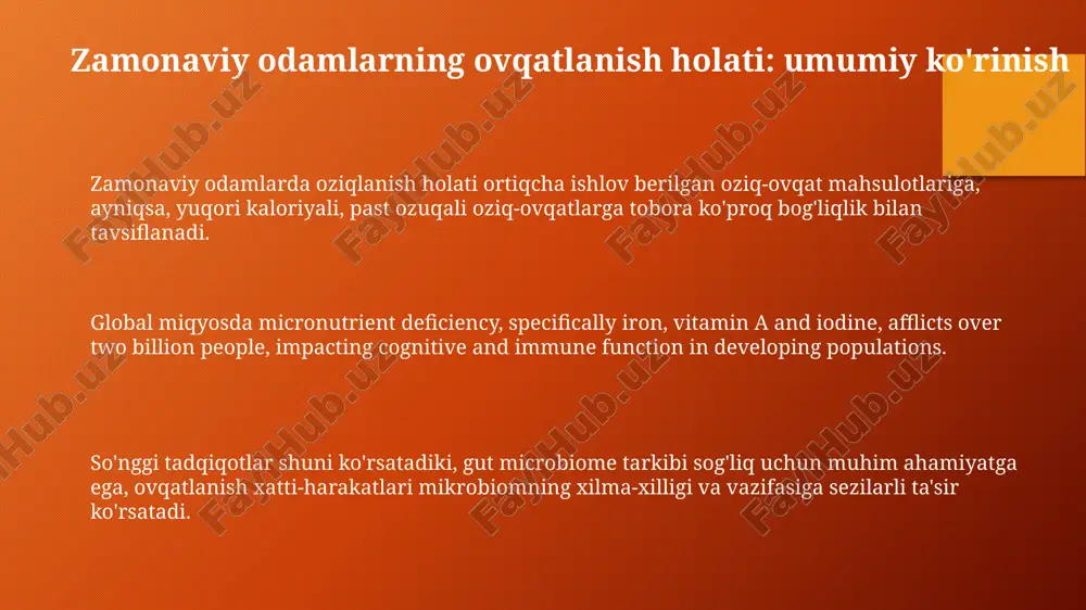zamonaviy insonning ovqatlanish holati - Page 3