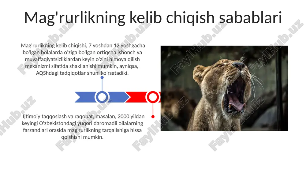 qadr-qimmatini himoya qilishga bo'lgan ehtiyojdan kelib chiqishi mumkin, ayniqsa, yaponiya kabi yuqori raqobatbardosh madaniyatlarda. mag'rurlikni yengish uchun, 5 bosqichli "o'z-o'zini tarbiyalash" dasturini (masalan, 3 oylik) ishlab chiqing va unda o'z kamchiliklaringizni tan olish, masalan, samarqanddagi xayriya tashkilotiga ko'ngilli sifatida yordam berish kabi amaliy mashqlarni qo'shing. dunyo bo'ylab 100 dan ortiq tadqiqotlar shuni ko'rsatadiki, muntazam ravishda meditatsiya va yoga bilan shug'ullanish, o'z-o'zini anglashni kuchaytirib, mag'rurlik tuyg'usini kamaytirishi mumkin, ayniqsa hindistonning yoga markazlarida o'tkazilgan tajribalar shuni tasdiqlaydi. mag'rurlik bilan kurashish yo'llari oilaviy tarbiya va mag'rurlik oilaviy tarbiyaning 30%i bolaning o'ziga bo'lgan haddan tashqari ishonchini shakllantirishga, natijada samarqand kabi shaharlarda mag'rurlikning yuqori darajasiga olib kelishi mumkin. oilaviy tarbiya va mag'rurlik o'rtasidagi bog'liqlikni o'rganishda 500 dan ortiq oila ishtirok etgan so'rovnoma natijalari shuni ko'rsatdiki, qattiqqo'l tarbiya usullari 20% hollarda mag'rurlikning rivojlanishiga sabab bo'ladi. mag'rurlikning salbiy oqibatlari mag'rurlik tufayli yuzaga keladigan noto'g'ri qarorlar, masalan, moliyaviy investitsiyalarda, 2022 yilda jahon bo'yicha 5 milliard dollardan ortiq zarar …