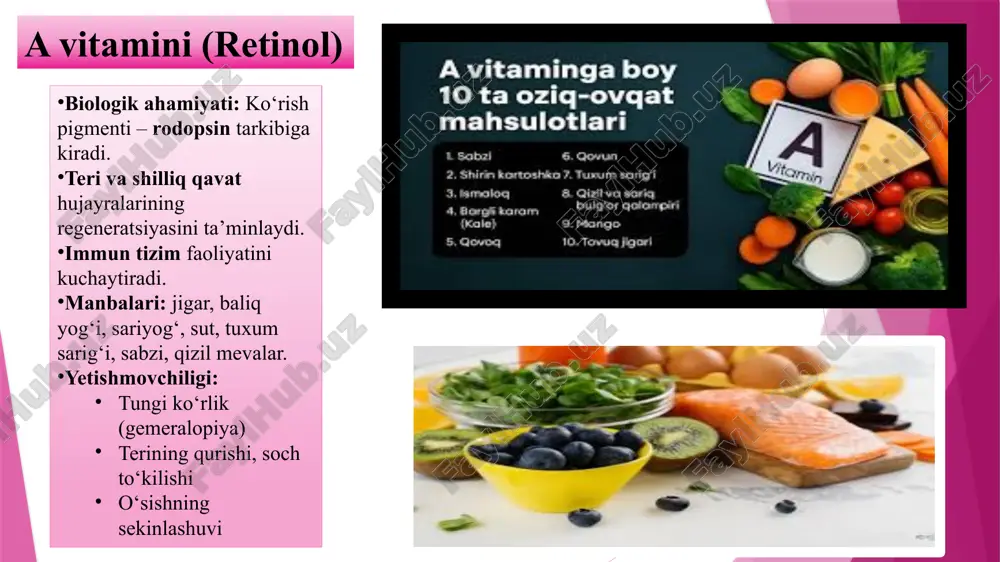 yog’da eriydigan vitaminlar - Page 3