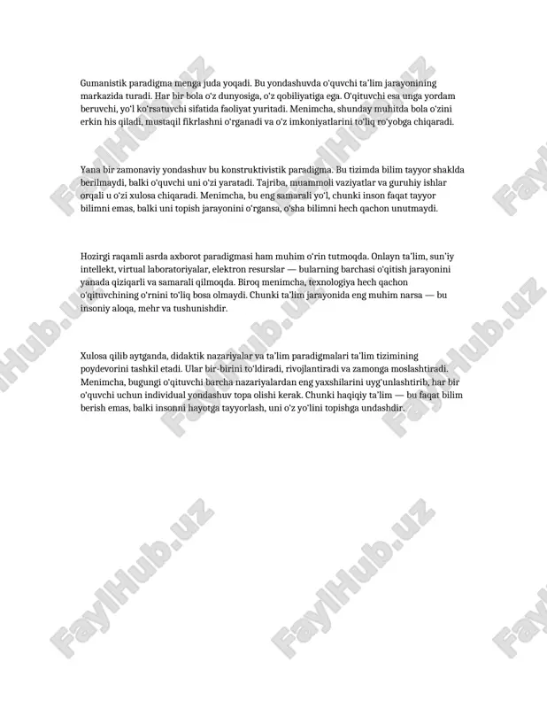 yondashuv topa olishi kerak. chunki haqiqiy ta’lim — bu faqat bilim berish emas, balki insonni hayotga tayyorlash, uni o‘z yo‘lini topishga undashdir. /docprops/thumbnail.jpeg