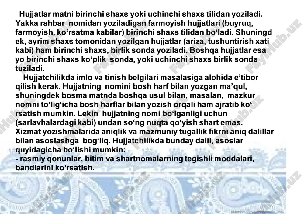 rasmiy — idoraviy uslub va uning uslubiy xususiyatlari - Page 3