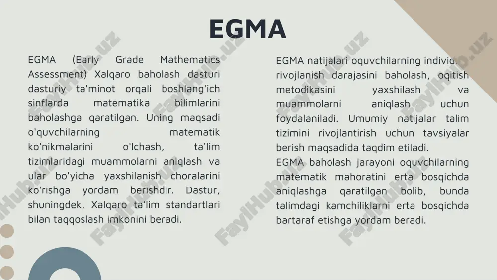 egma va egra xalqaro baholash dasturi - Page 3