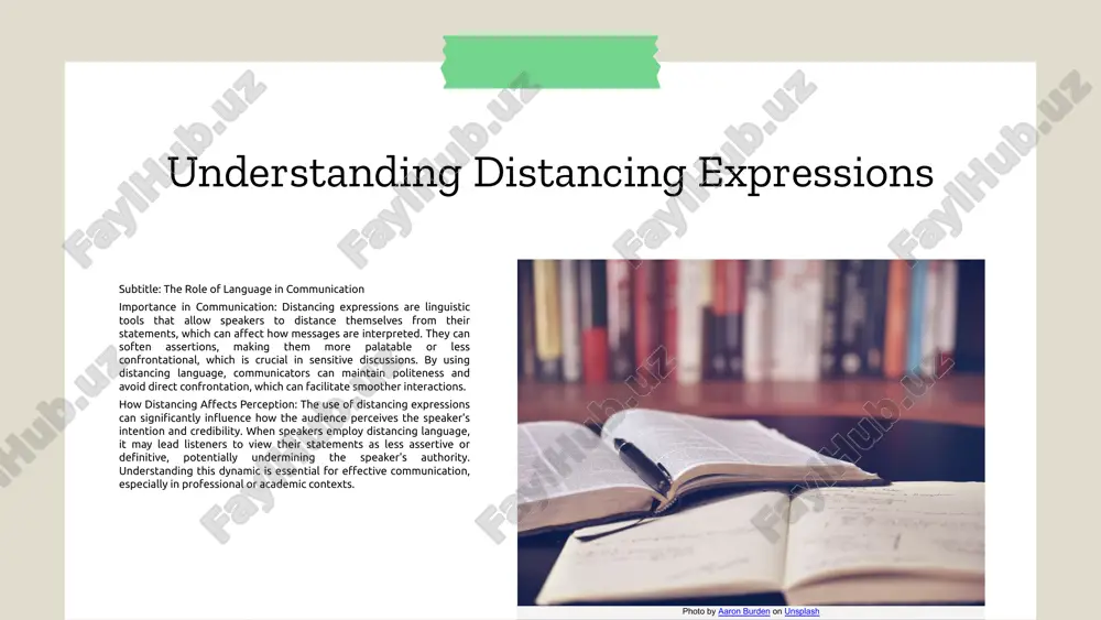 ify distancing in reporting. these phrases allow writers to present information objectively, reducing personal bias and enhancing the credibility of the report. distancing in reporting is relevant in various contexts such as academic writing, journalism, and research presentations. for instance, in journalism, using passive constructions can maintain objectivity and neutrality in reporting facts. in academia, it assists in presenting research findings without attributing them directly to the researcher, allowing for a more generalized statement. understanding these expressions helps students communicate their ideas more effectively and persuasively. research indicates that 70% of academic papers utilize passive voice to convey objectivity in reporting. studies have shown that the use of distancing expressions increases reader trust in the presented information. usage of passive voice in reporting verbs passive voice is a grammatical construction in which the subject of the sentence is acted upon rather than performing the action. in this structure, the focus …
