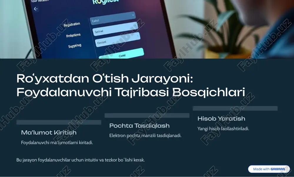 elektron pochta orqali ro»yxatdan o»tish - Page 3