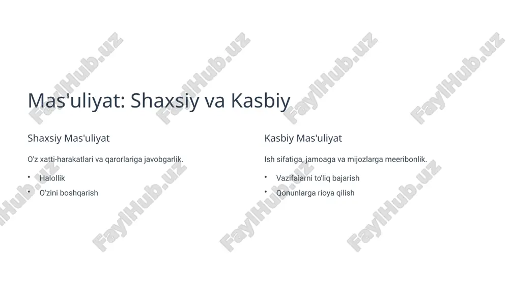 kasbiy etikaning kategoriyalari - Page 3