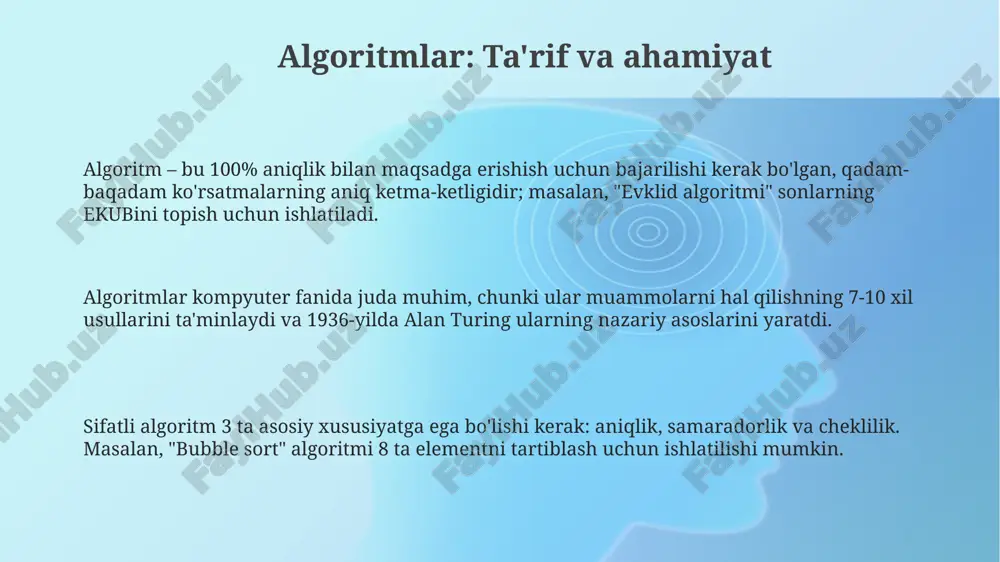 algoritmlar va ularning turlari - Page 3