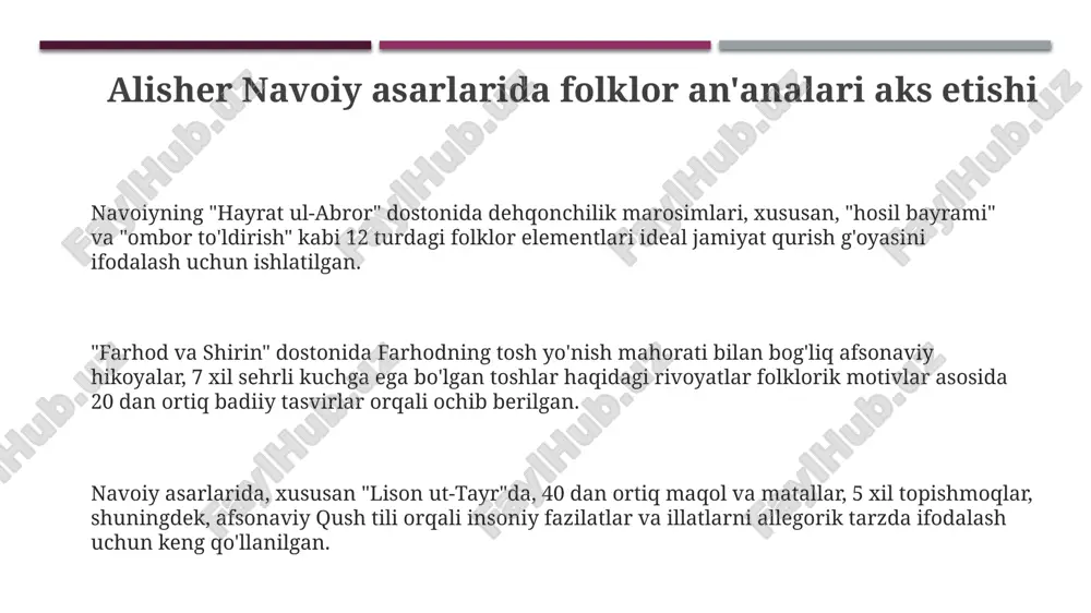 alisher navoiy ijodida folklor ananalari - Page 3