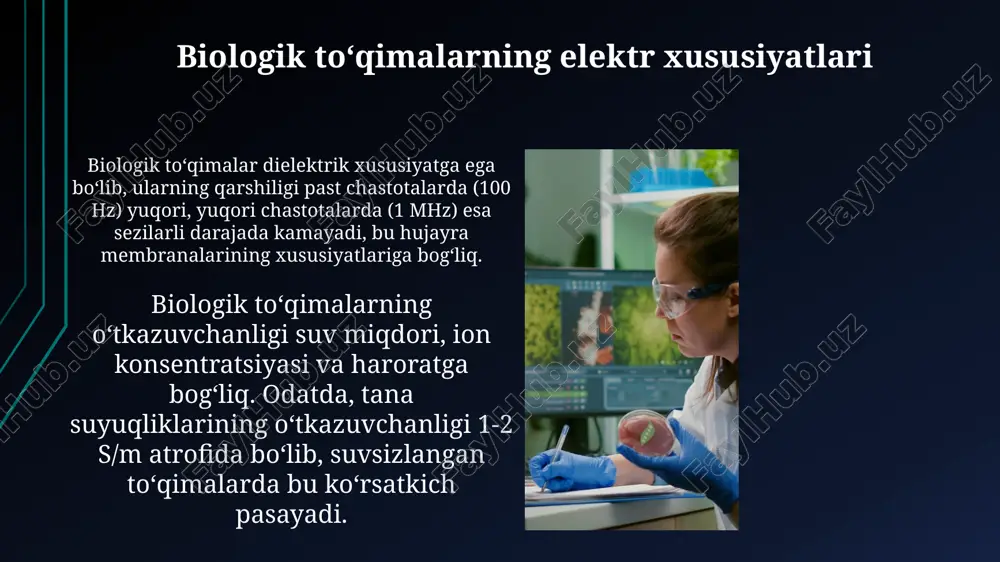 biologik to'qimalarni elektr xossalari - Page 3